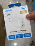 Anker Chargeur 20W (2 ports USB C et USB A) ORIGINAL